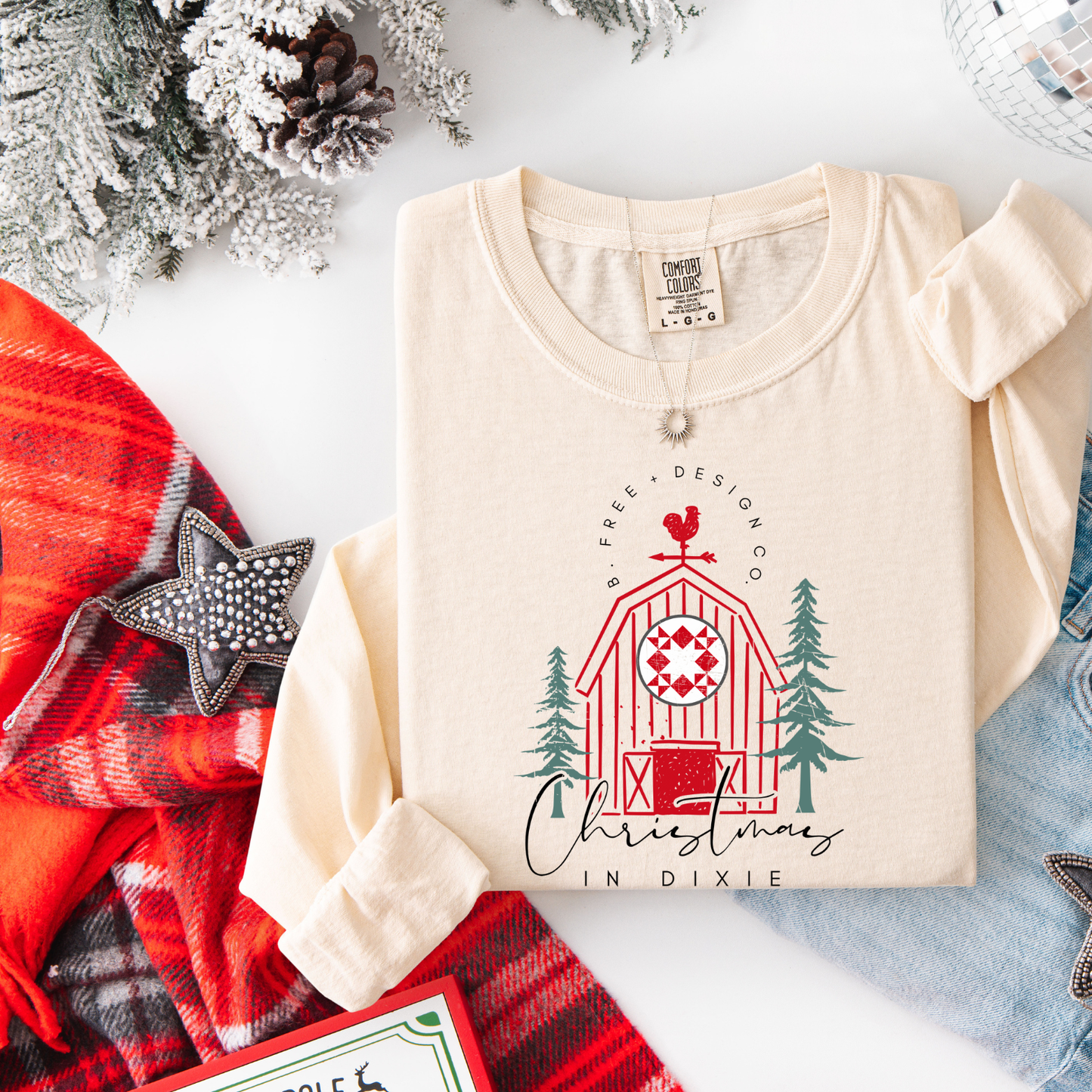 Christmas in Dixie Long Sleeve Tee