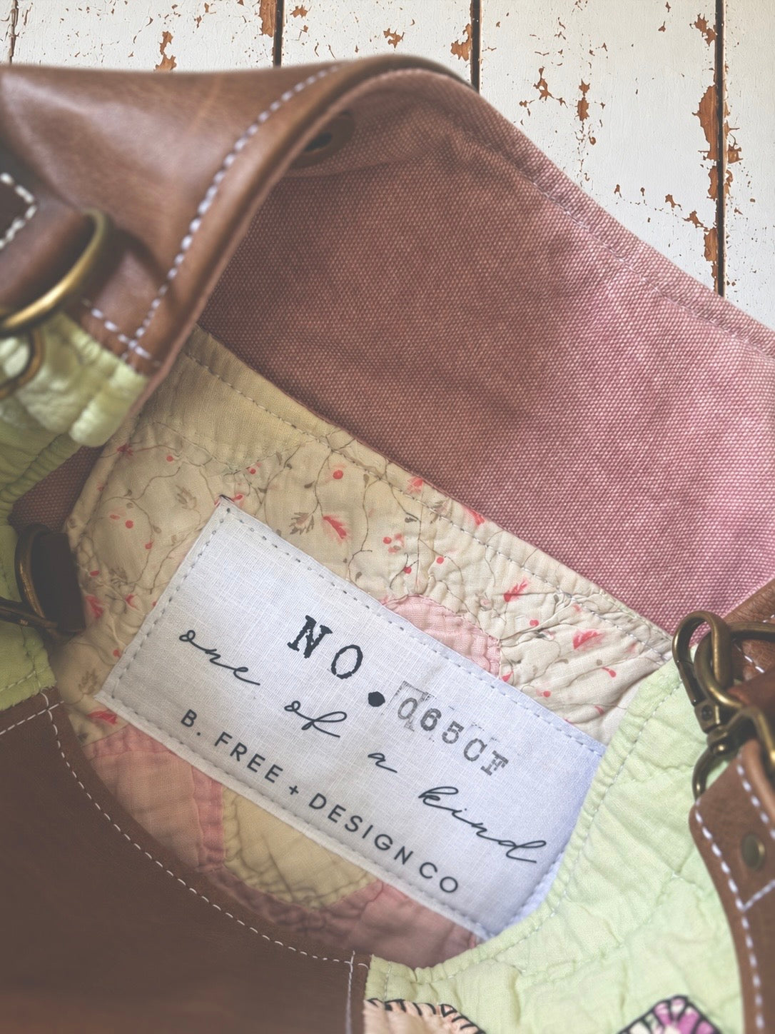Limited Collection-The Leather Edit-County Fair Tote NO.065CF