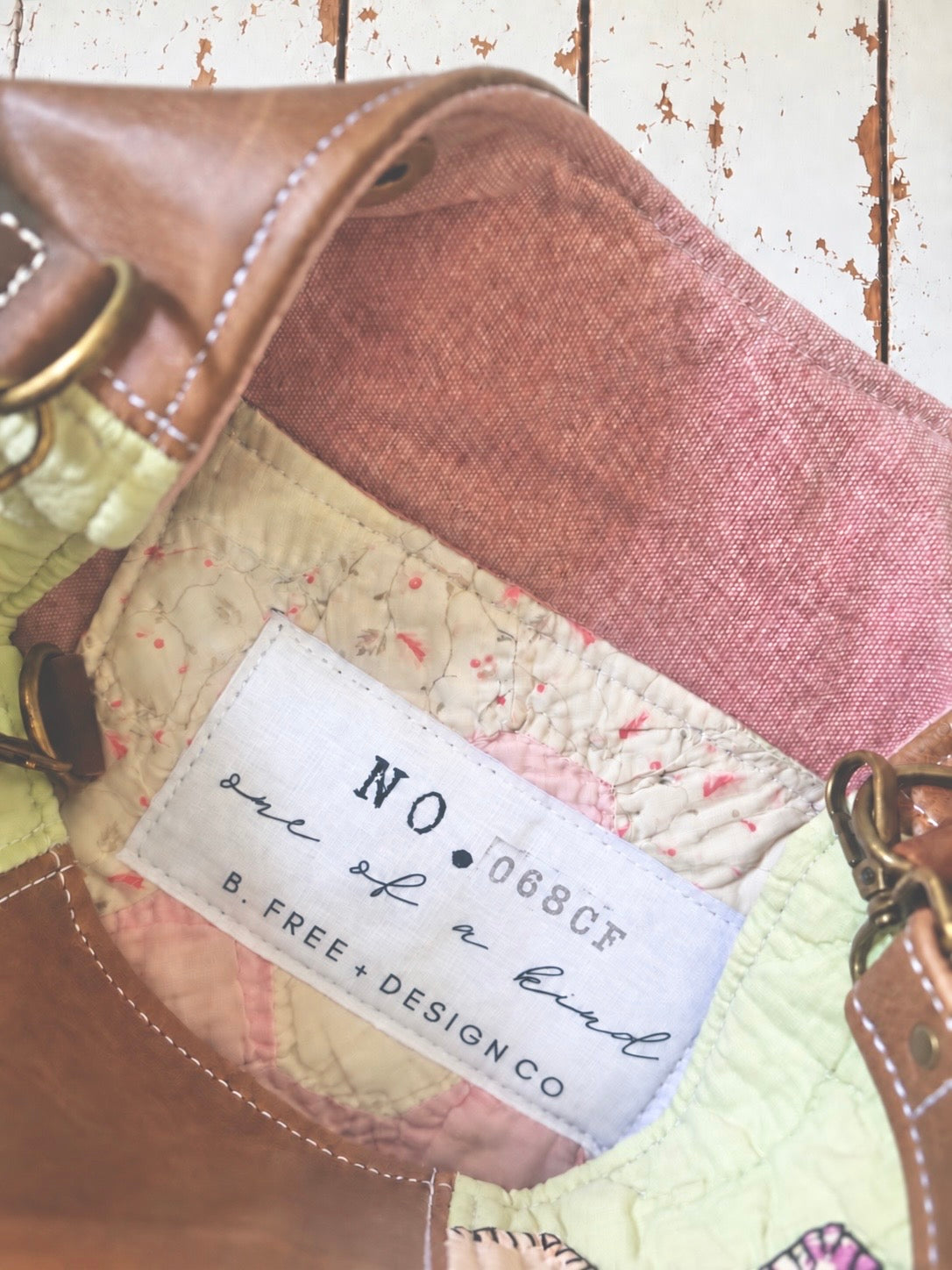 Limited Collection-The Leather Edit-County Fair Tote NO.068CF