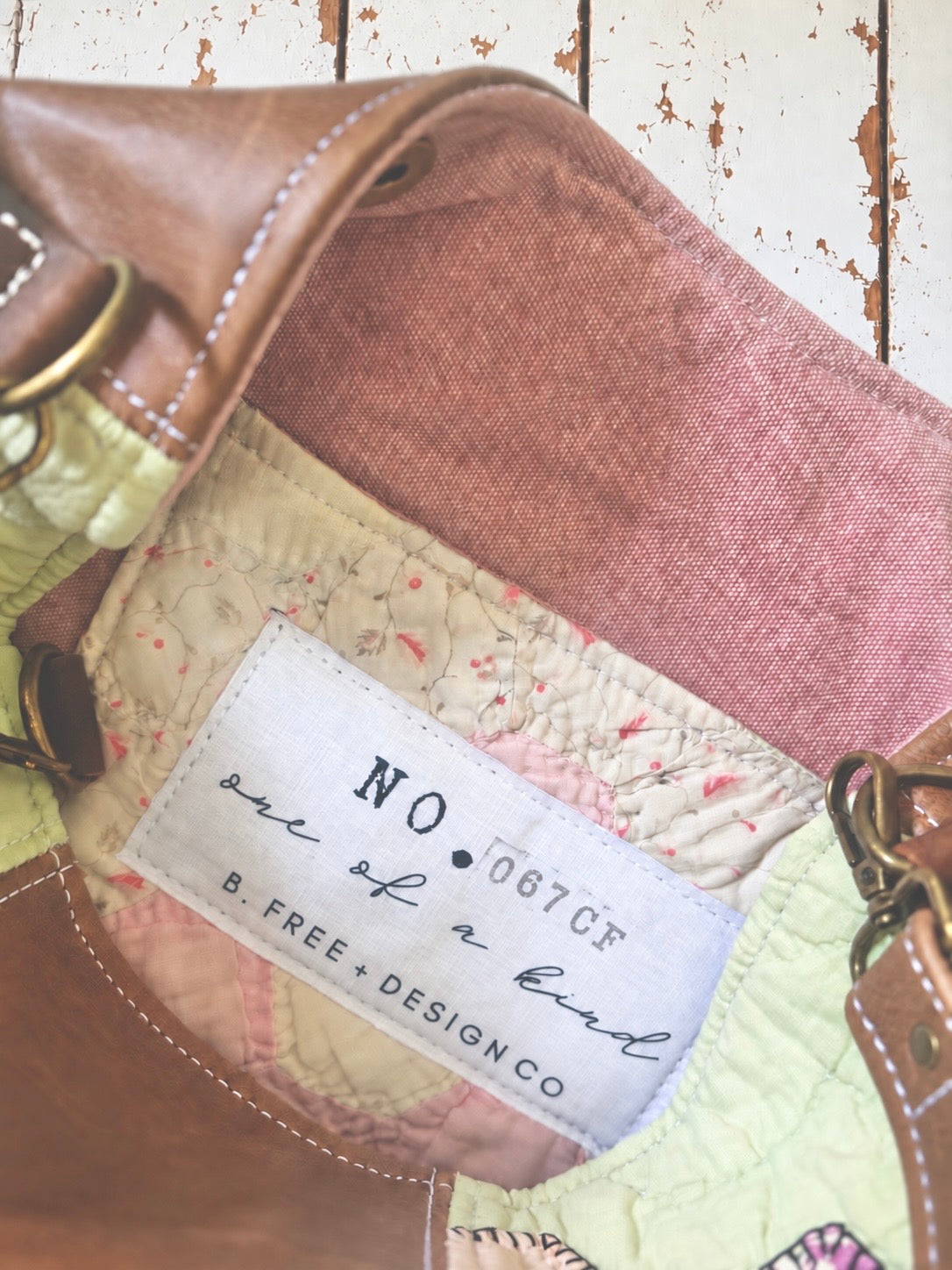 Limited Collection-The Leather Edit-County Fair Tote NO.067CF