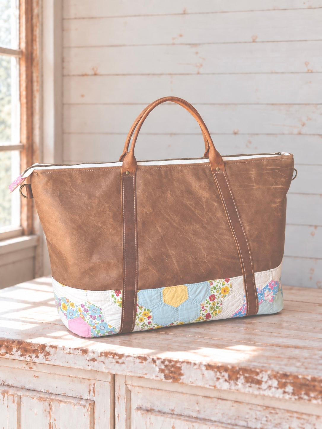 The Leather Edit-Weekender Tote NO.029W