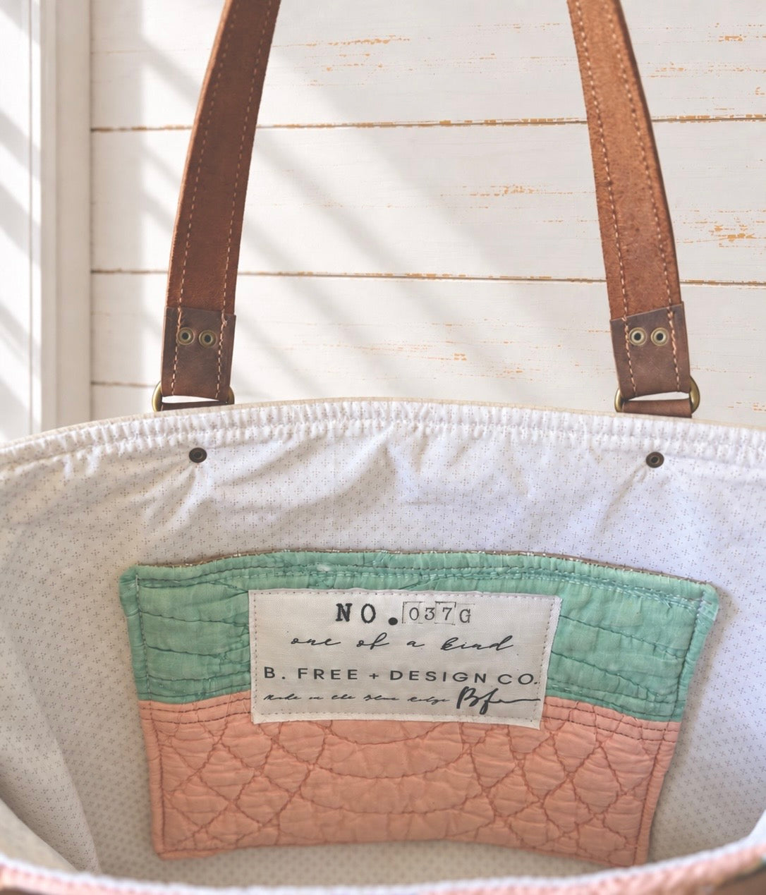 Limited Collection-The Leather Edit-Gracie Tote NO. 037G