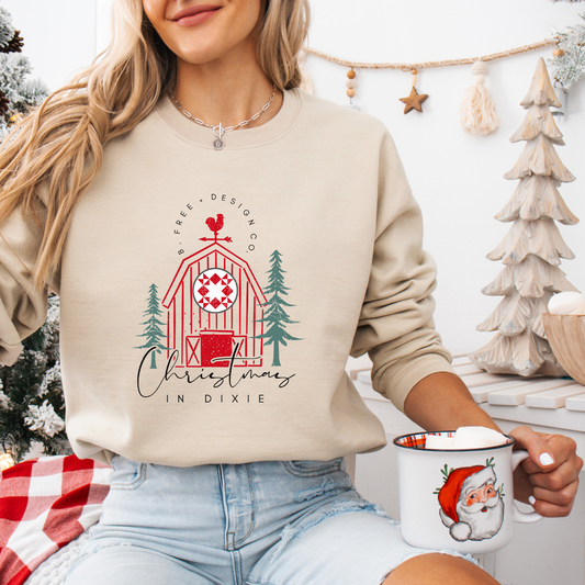 Christmas in Dixie Crewneck Sweatshirt