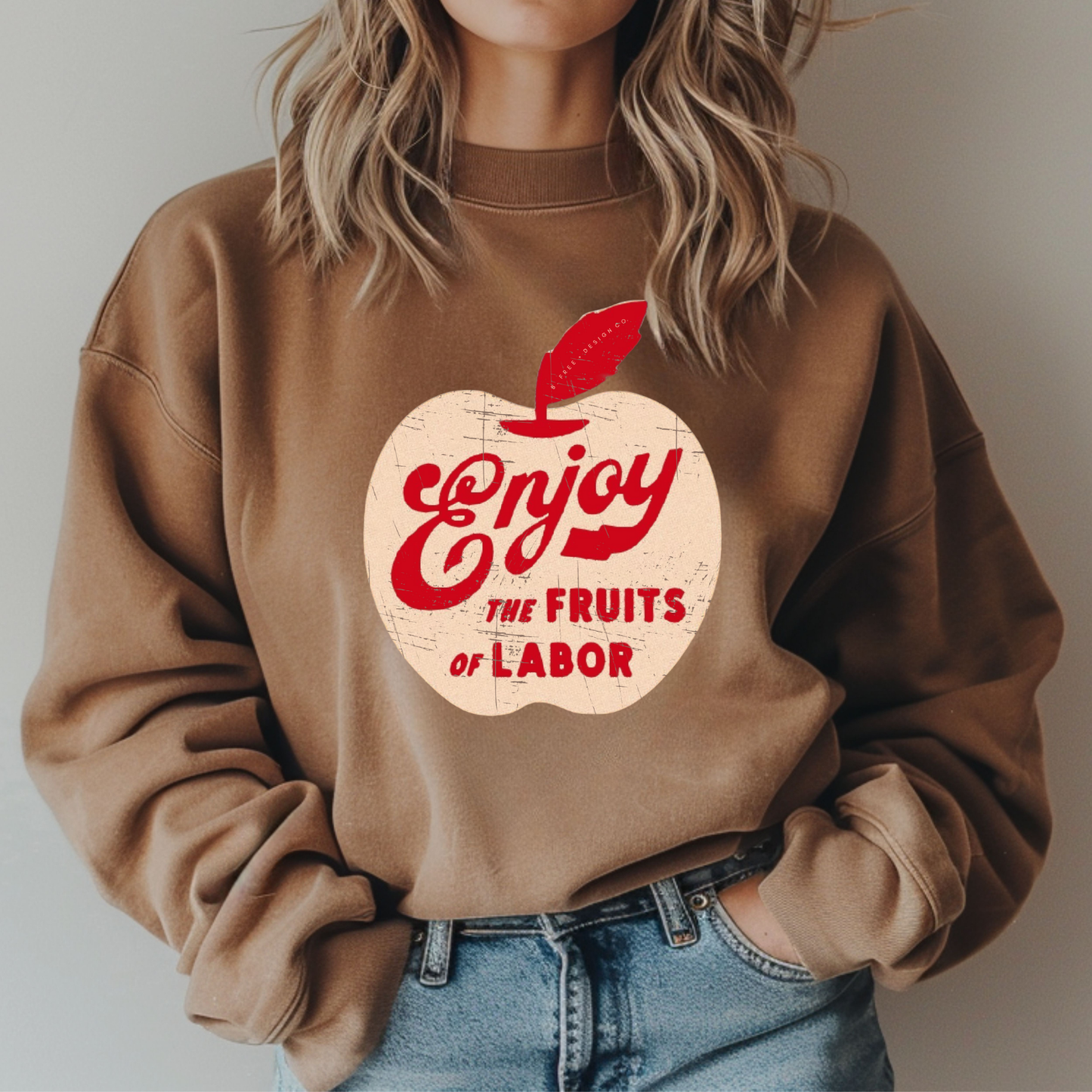 Fruits of Labor-B Free Design Co Logo Sweatshirt