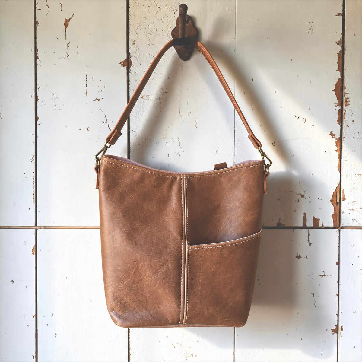 Limited Collection-The Leather Edit-County Fair Tote NO.066CF