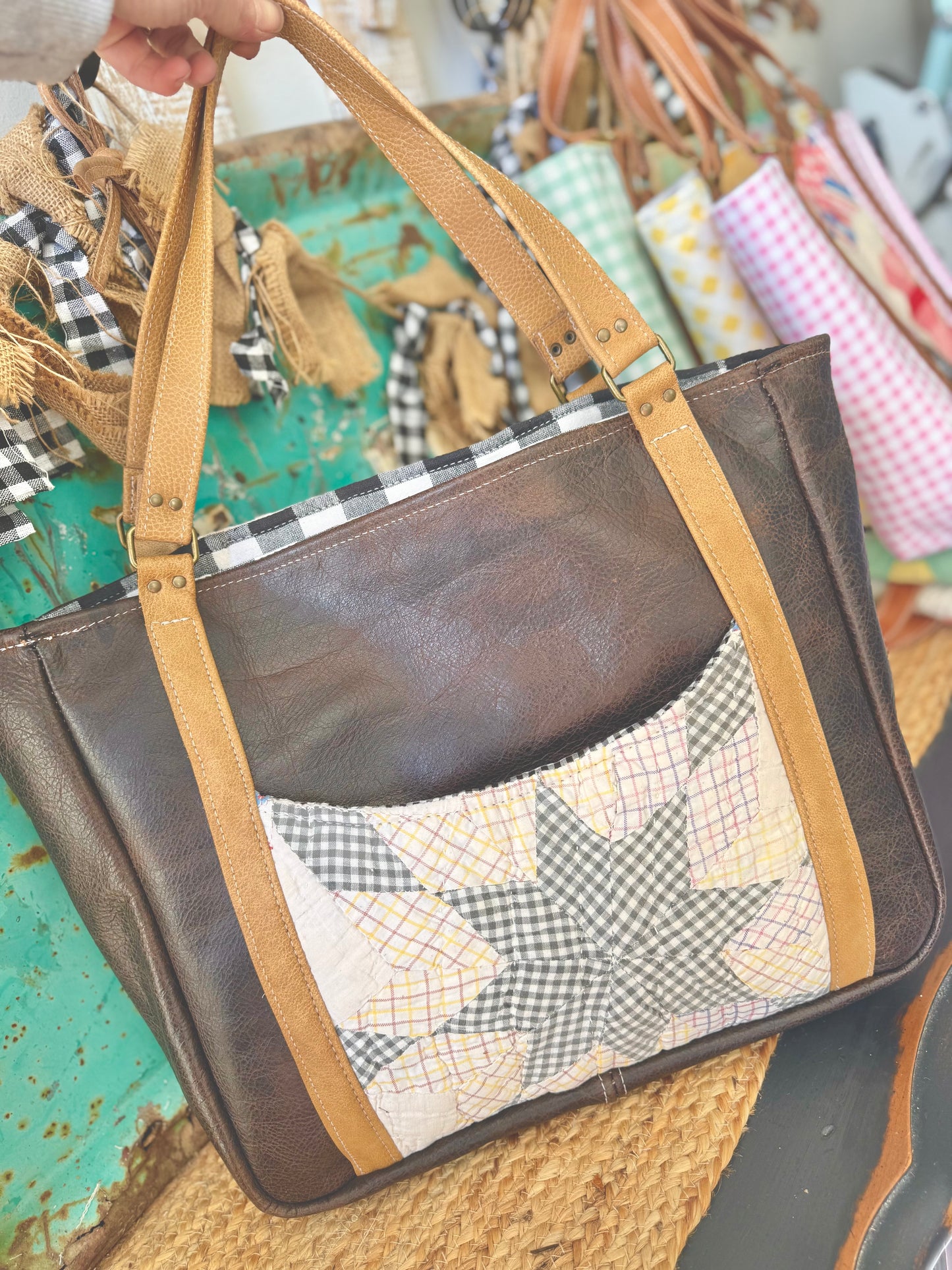 Limited Collection Gracie Tote-Leather-NO. 002
