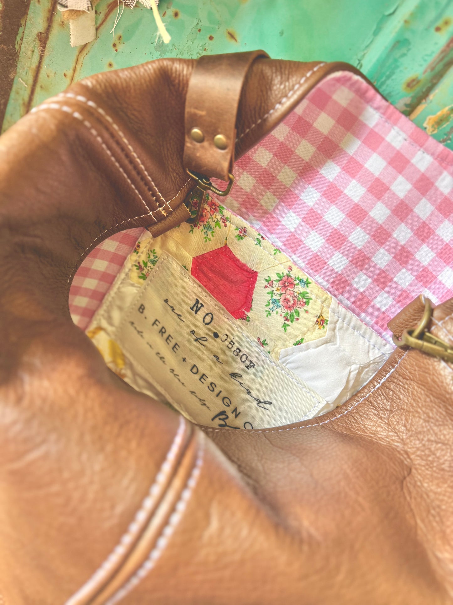 Limited Collection Leather County Fair Tote NO.058CF
