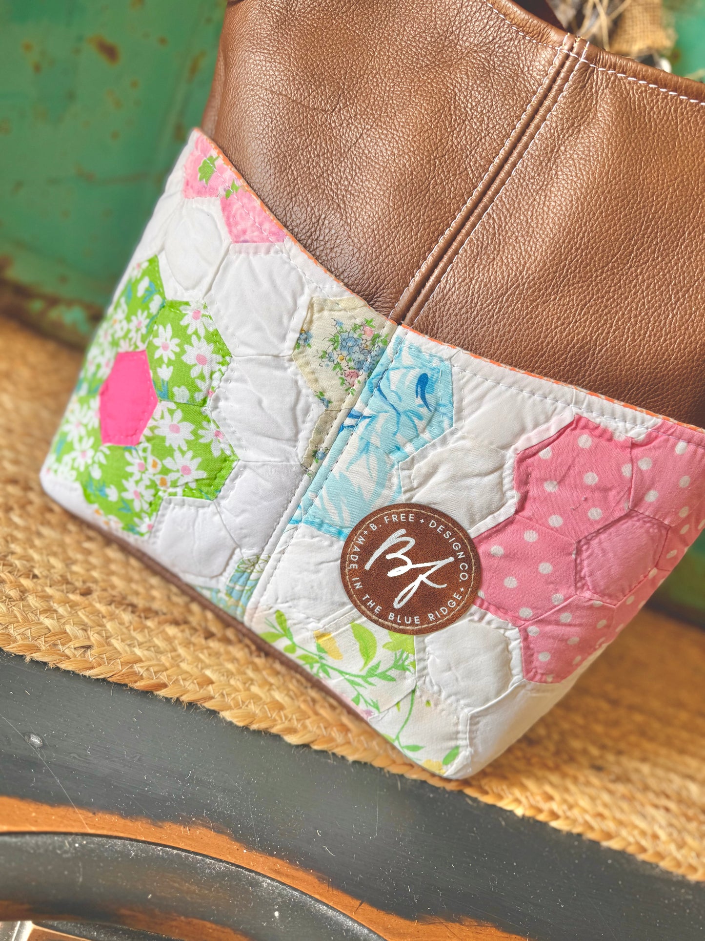Limited Collection Leather County Fair Tote NO.060CF