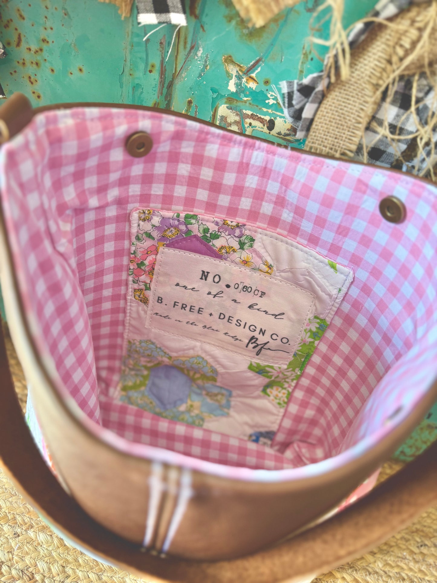 Limited Collection Leather County Fair Tote NO.060CF