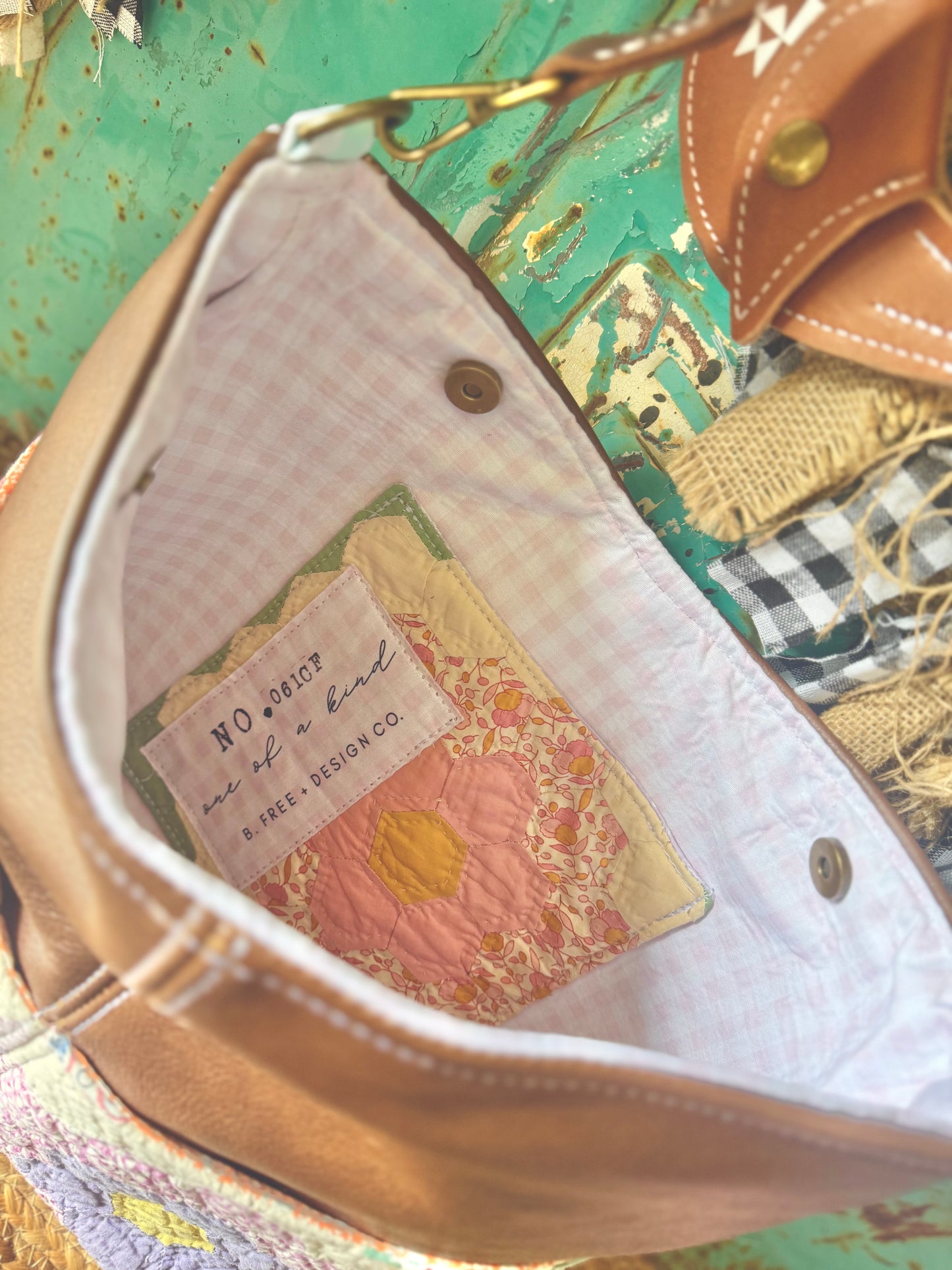 Limited Collection Leather County Fair Tote NO.061CF