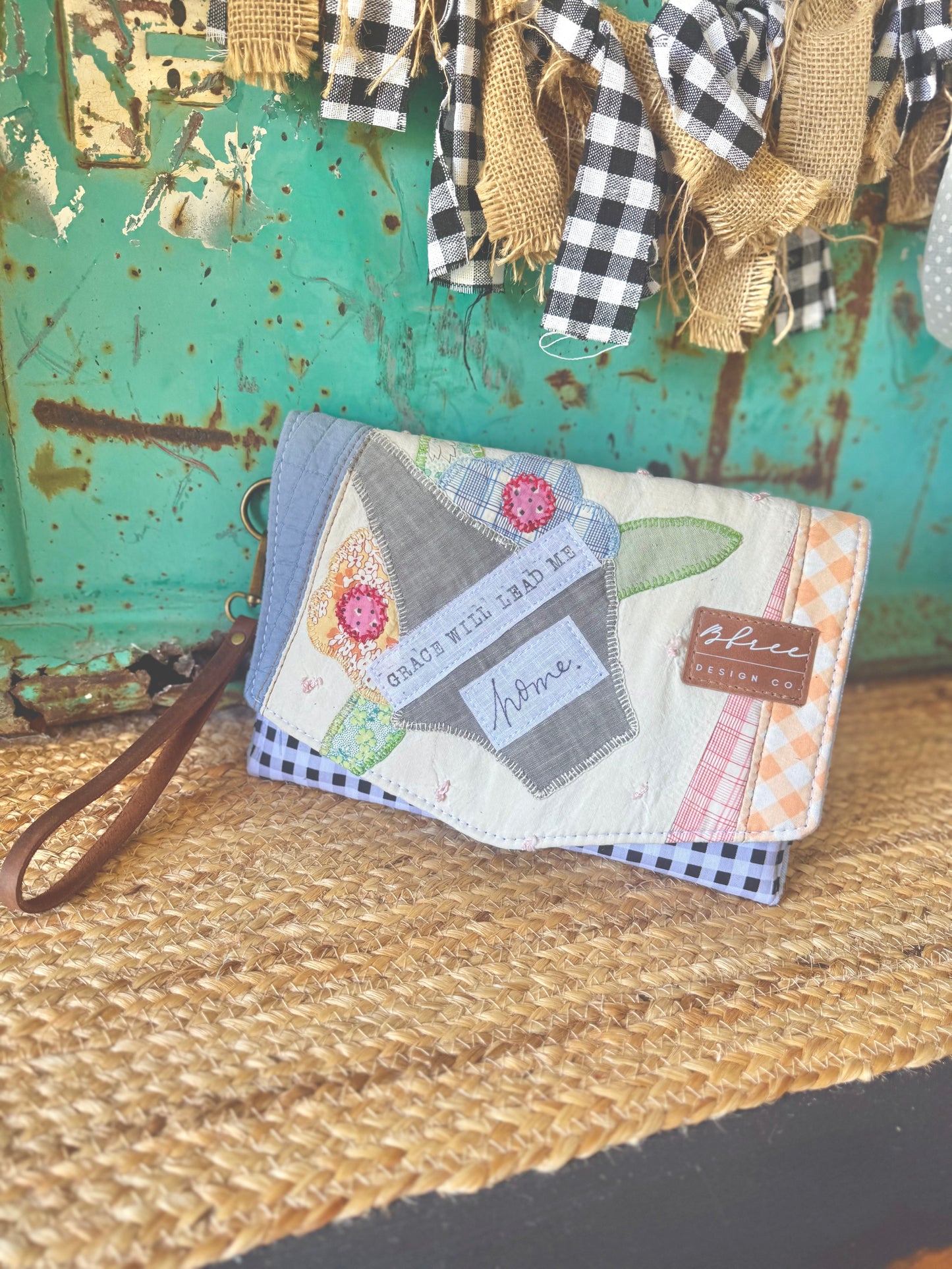 B. Free Wristlet Wallet-Grace Will Lead Me Home