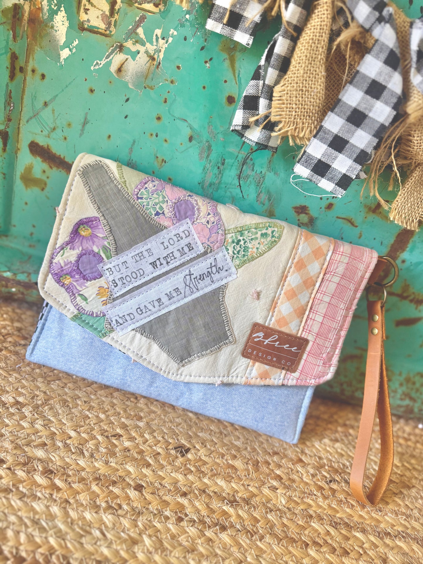 B. Free Wristlet Wallet-The Lord Stood With Me